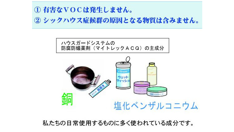 シロアリ対策-加圧注入処理で20年保証-